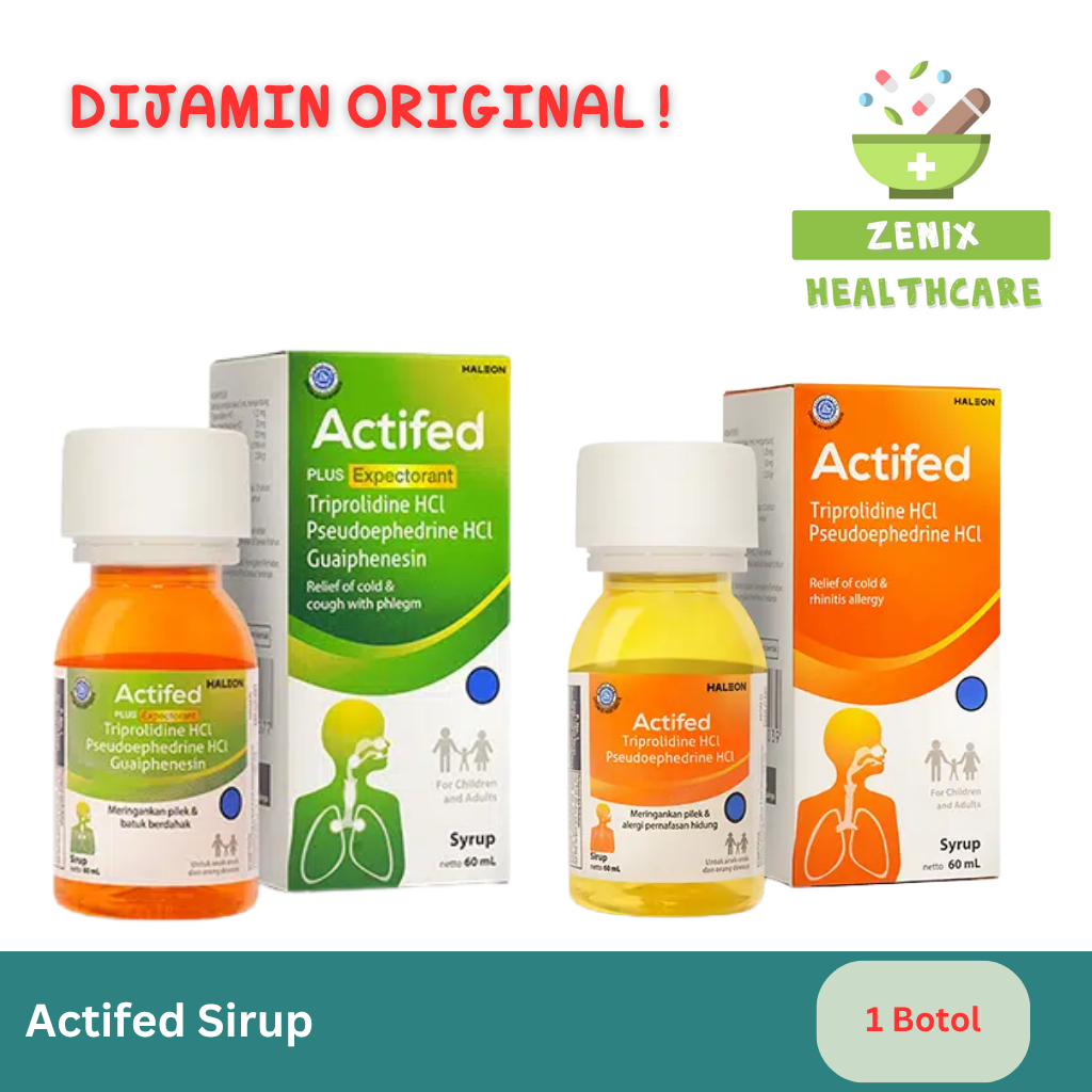 Actifed Pilek | Actifed Plus Ekspektoran – Solusi Lengkap Batuk Berdahak & Pilek