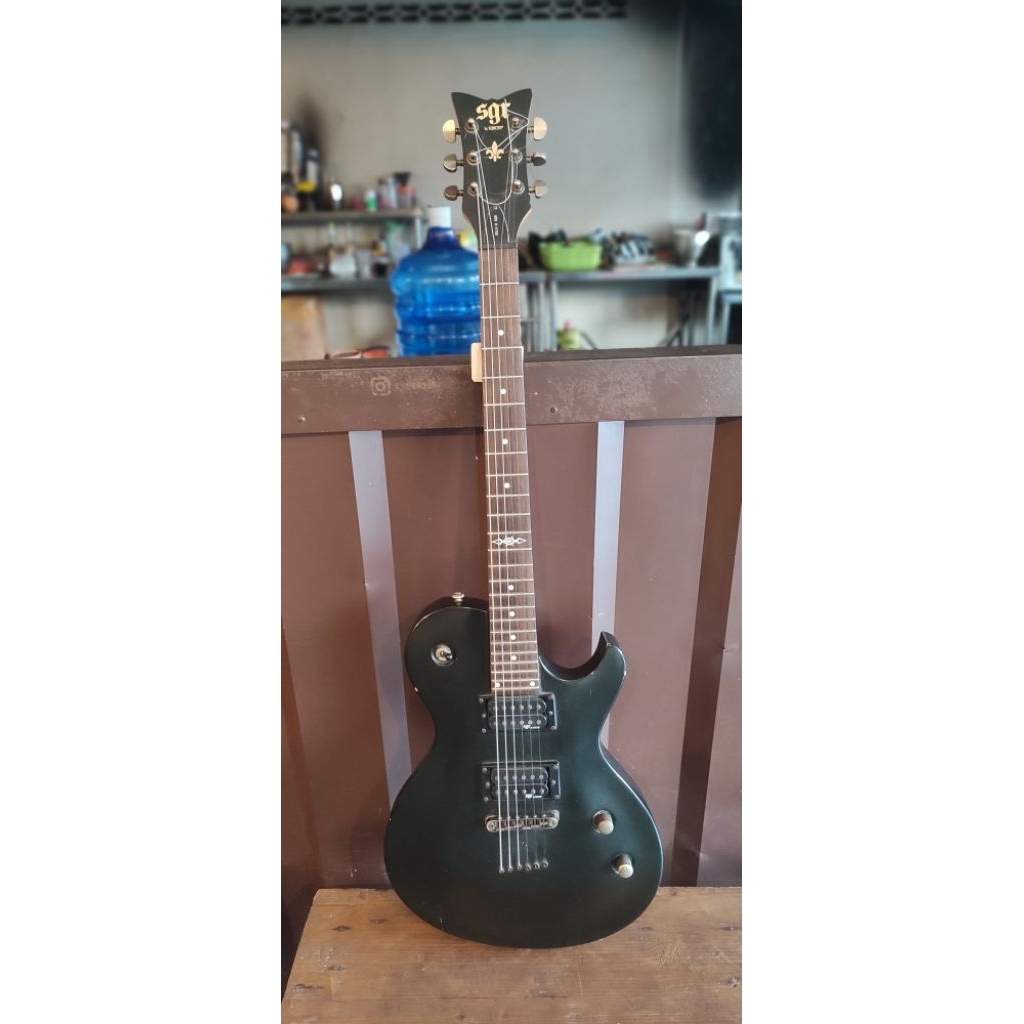 gitar elektrik schecter solo-6 sgr original
