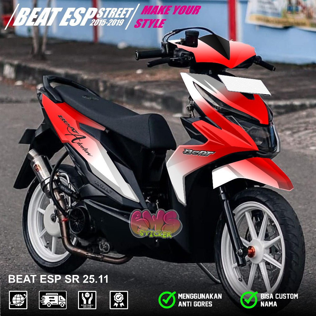 COD Sticker Decal Full Body Beat Fi Esp Beat Street Tahun 2016 2017 2018 2019 Sticker Full Body Beat