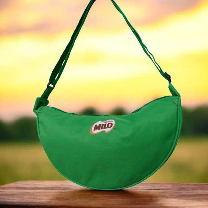 Tas selempang Pria & wanita tas selempang hijau tas selempang Milo (nestle)
