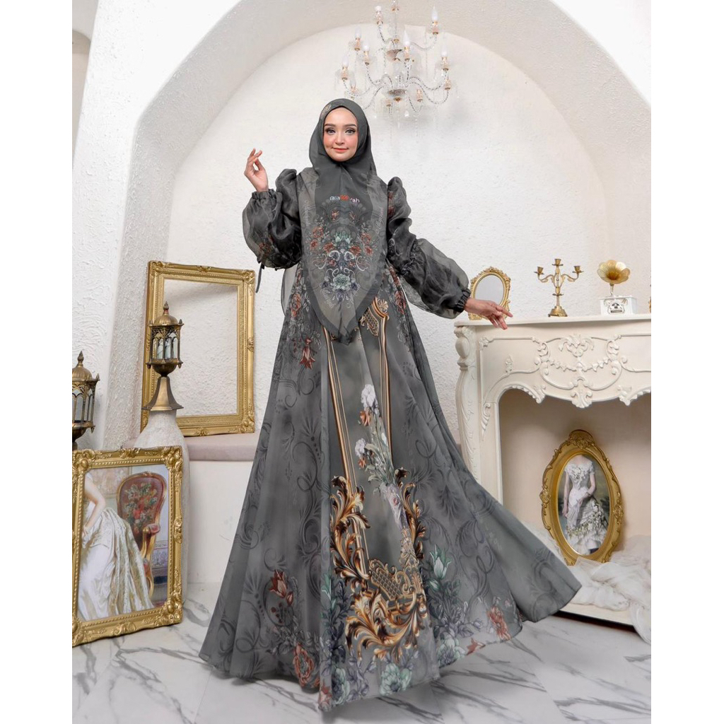 MozzaSyar’i By Allawiyah Kalundra Series Gamis Terbaru