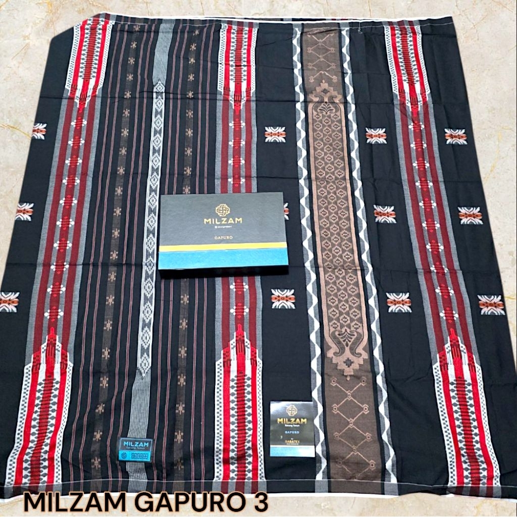 Sarung MILZAM GAPURO Motif Jaquard SONGKET