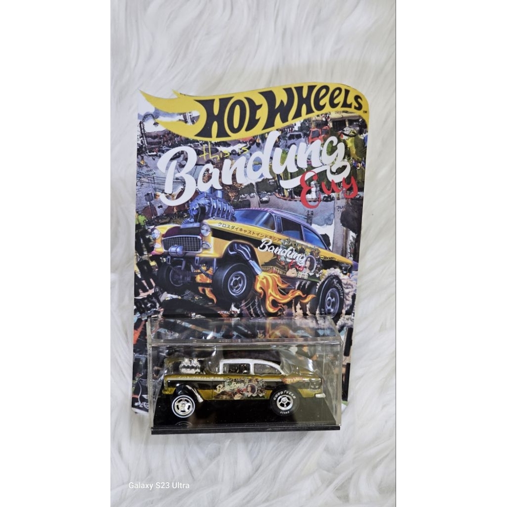 HOTWH EELS BANDUNG CUSTOM 55 CHEVY BEL AIR GASSER