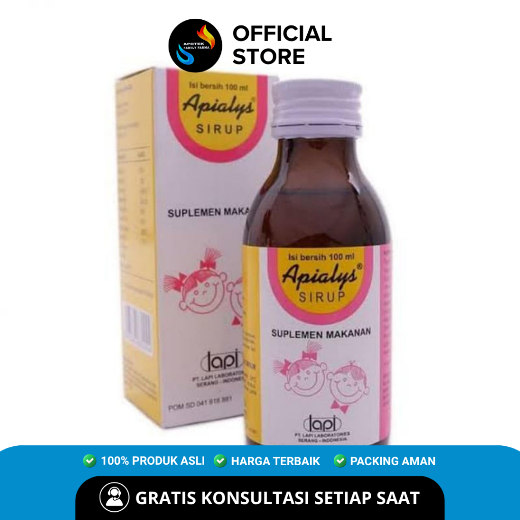 FAMIL FARMA - Apialys Sirup 100 ml / Apialys Vitamin Anak