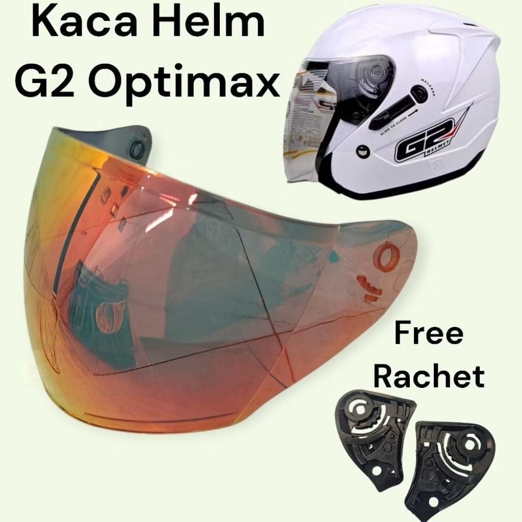 Kaca Visor Helm G2 Optima X Kaca helm G2 Double visor G2 Centrino