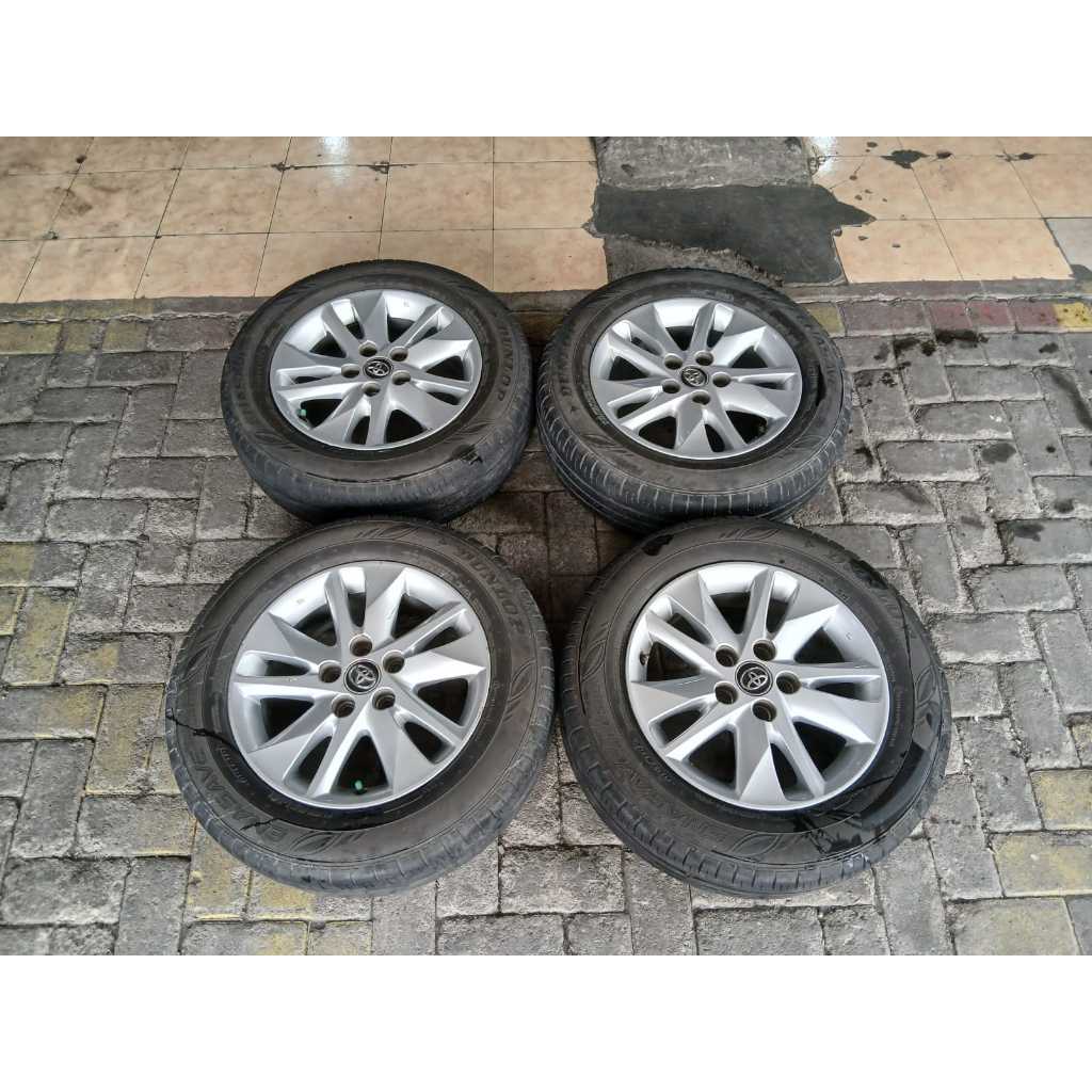 VELG MOBIL ORI STD INNOVA REBORN RING 16 LEBAR 6 LUBANG BAUT PCD 5x114 BAN 205 65 R16 PELEK