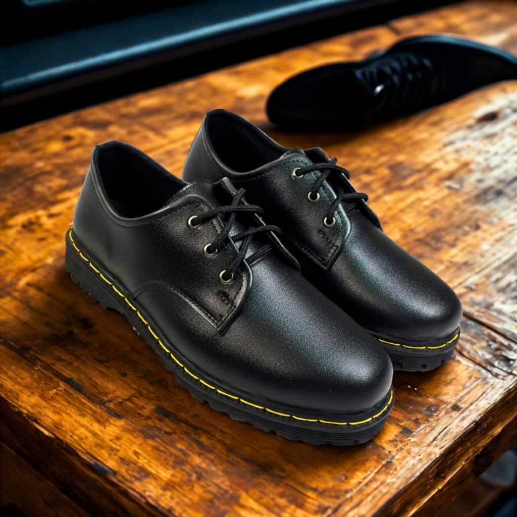 Sepatu Pria Docmart Low Boot Sepatu Formal Kerja Kantor Sepatu Pria - KOMATSU