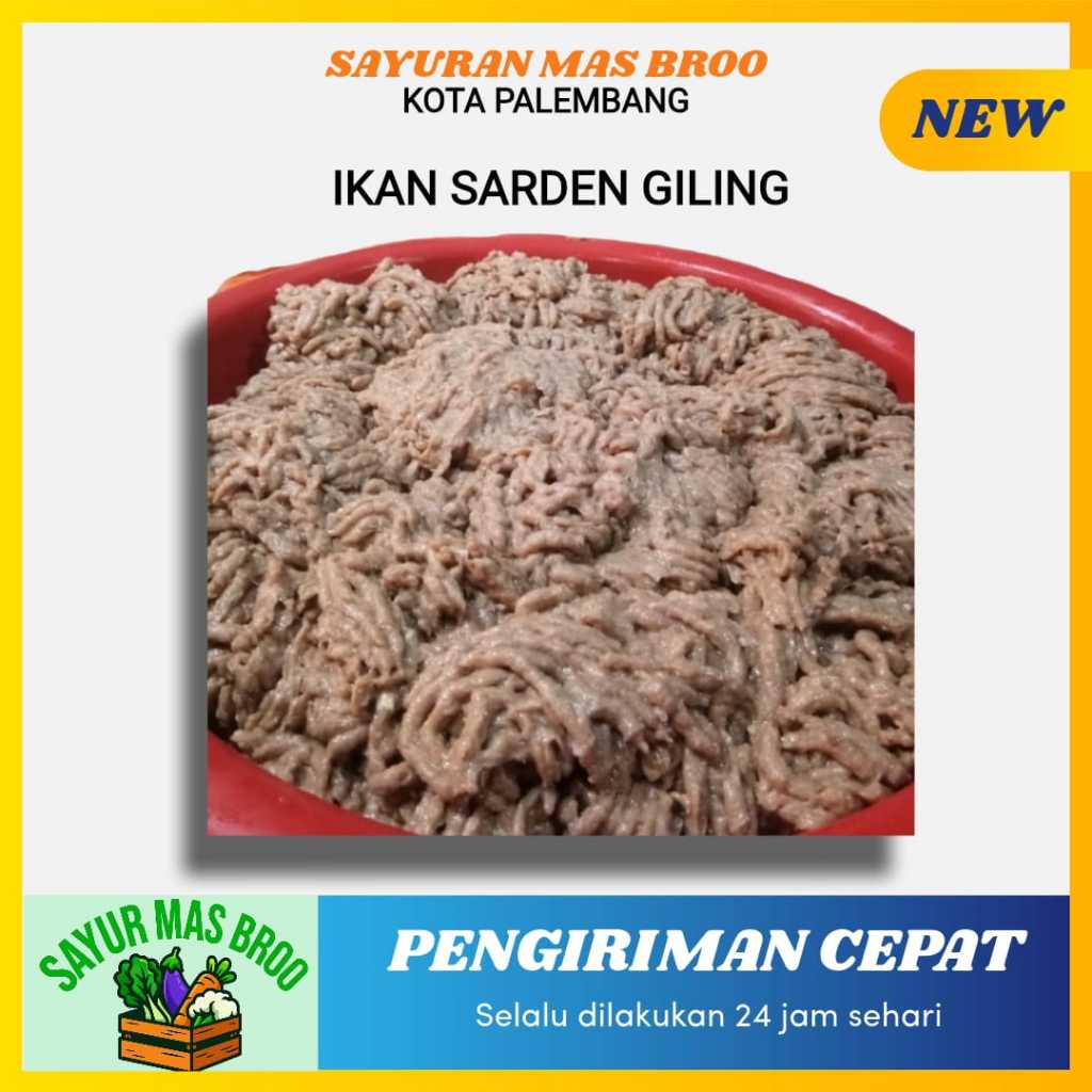 Ikan Sarden Giling Fresh - Toko Sayuran Segar Murah Terdekat Mas Broo Palembang