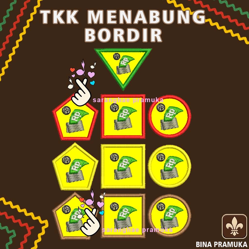 TKK Menabung Siaga Penggalang Penegak Purwa Madya Utama Bordir