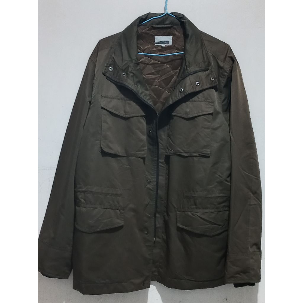 SemiParka Hijau Army Uniqlo Air Tech Model M65