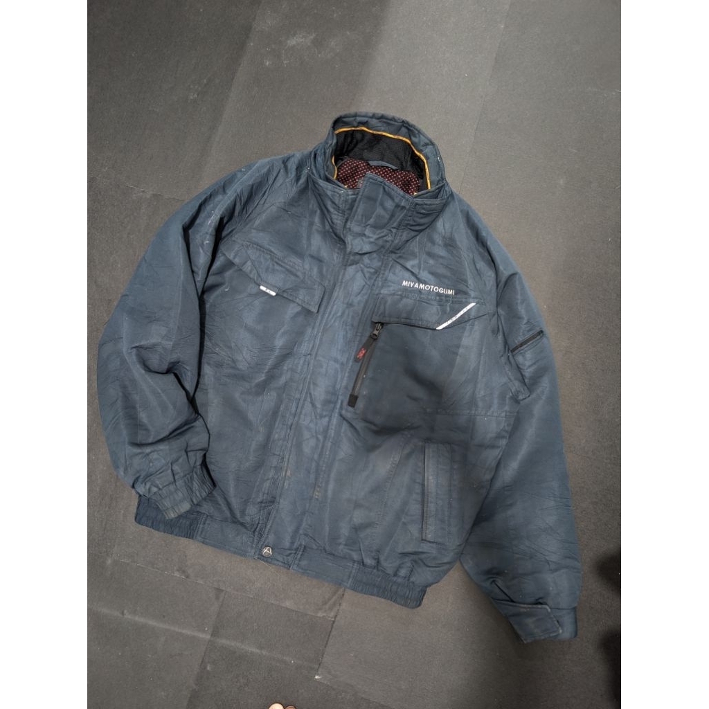 Jaket Touring Top Shaleton Pria Abu | Jaket Tebal | Jaket Motor | Jaket Riding | Work Jaket | Atasan