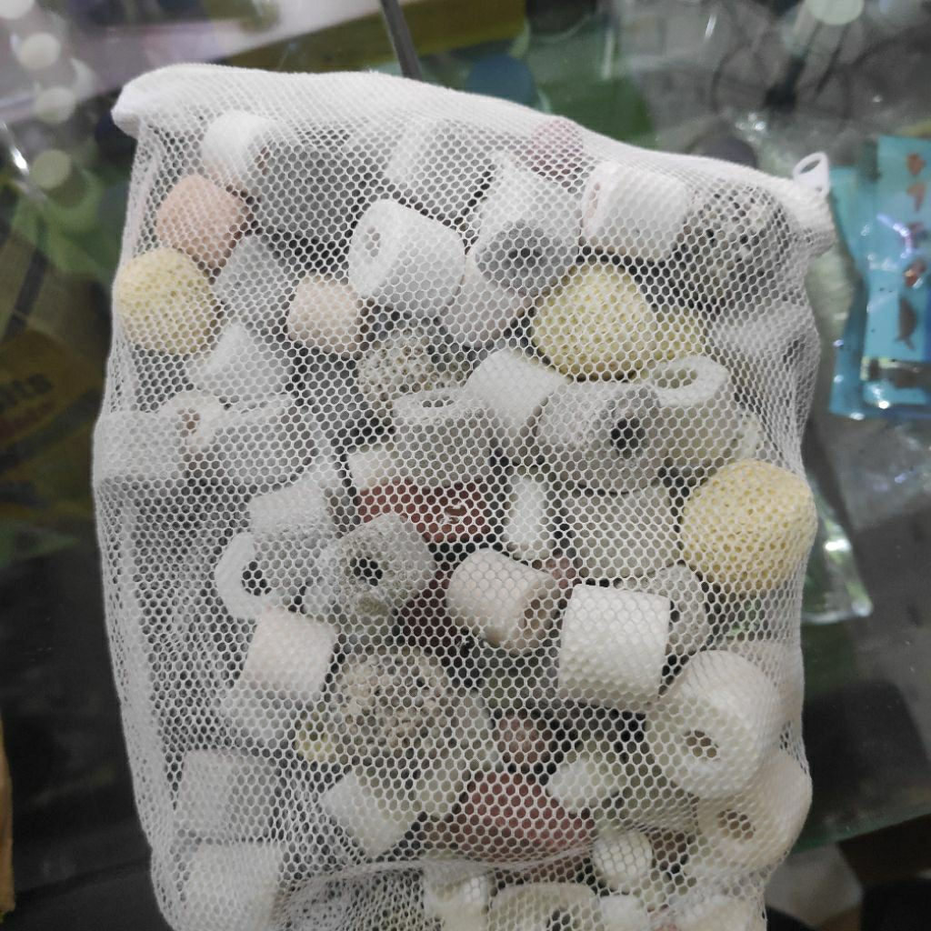 Media Filter Aquarium Bioring Super 13 in 1 Rumah Bakteri