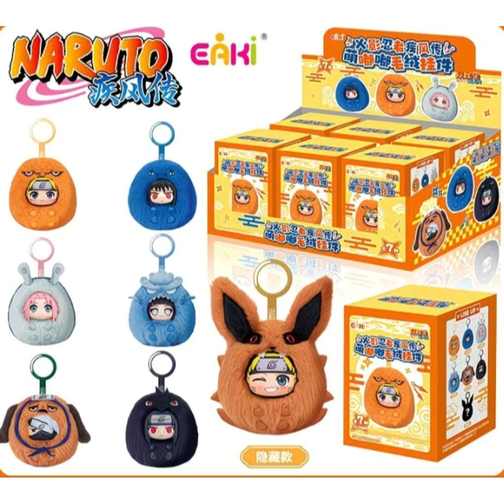 [SELECTED] Naruto Mini balls Plush Blind Box  Boneka Gantungan Lucu Random isi 1 (EAKI Official) bal