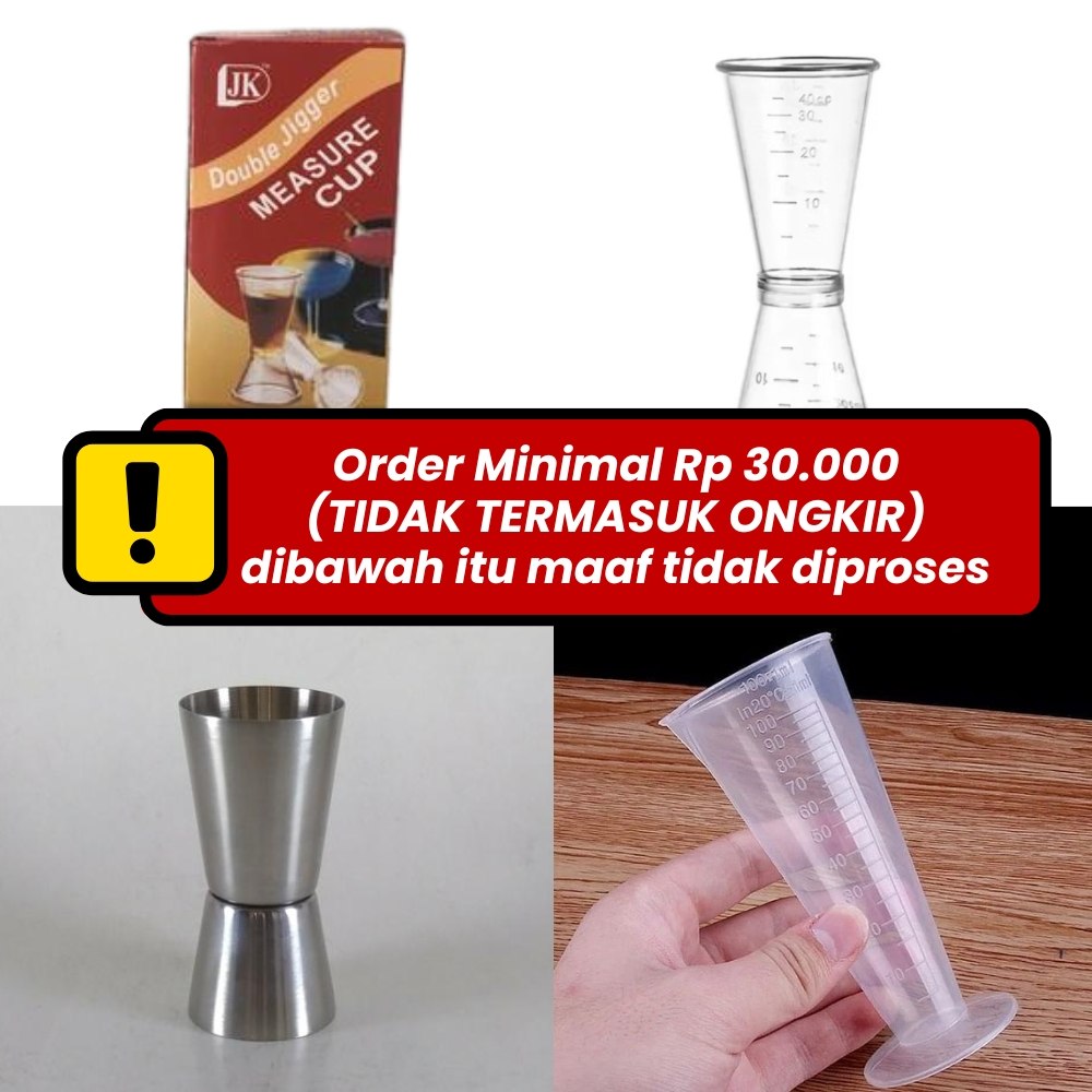 Jigger Plastik & Jigger Stainless