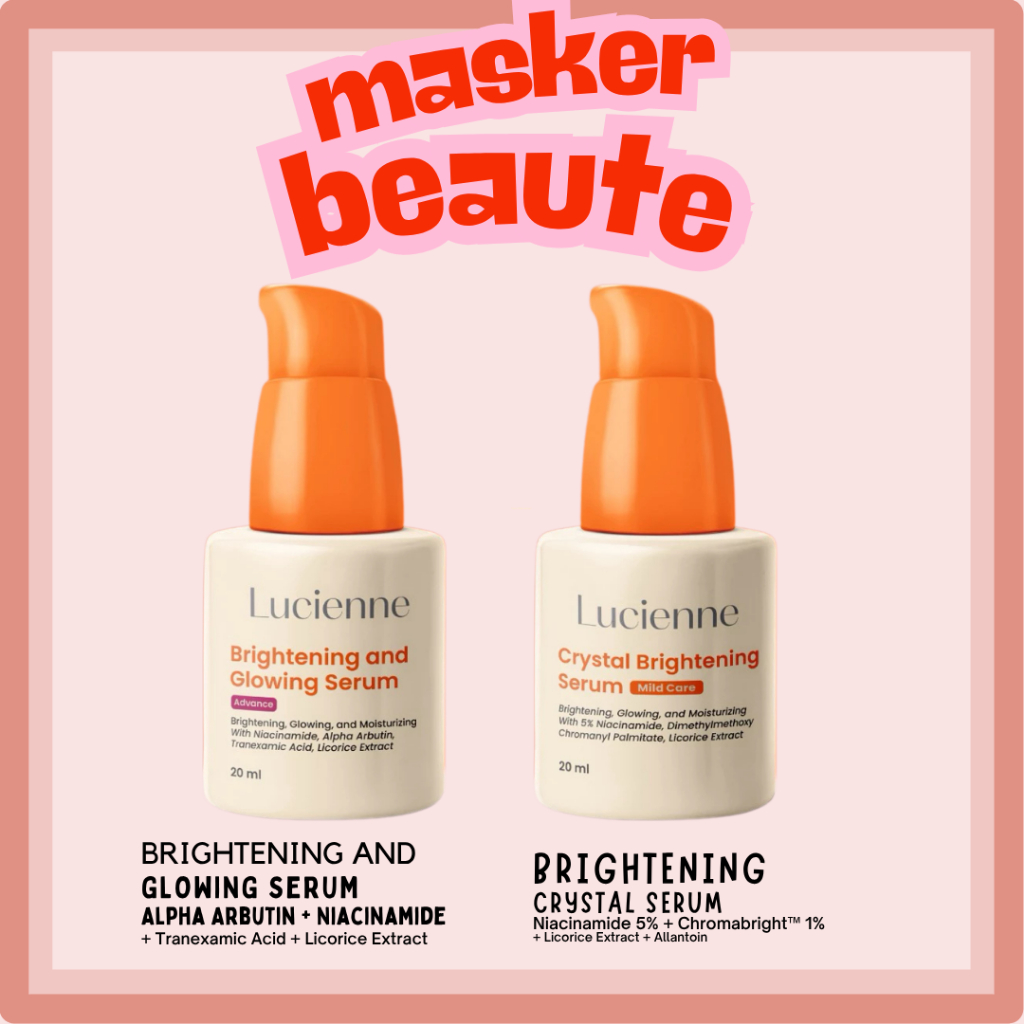 Lucienne Brightening and Glowing Serum / Crystal Brightening Serum- Serum Pemutih Wajah / Serum Glow