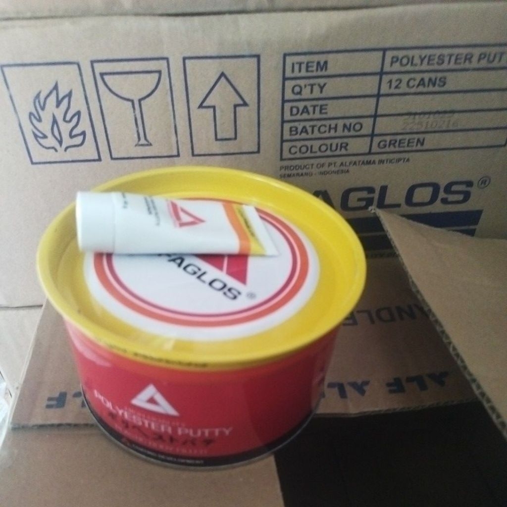 Dempul Alfaglos 1 kg dempul mobil dempul motor dempul murah