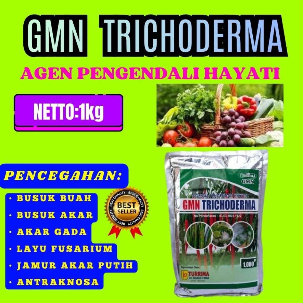 SOLUSI AMPUH  Tricoderma Nogan Isi 1kg