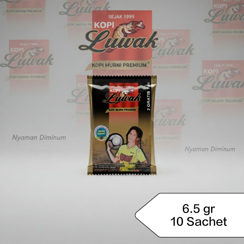 Kopi Luwak Mini 10 Sachet / Kopi Hitam / Kopi Murni / Kopi Tanpa Gula / Luwak Hitam