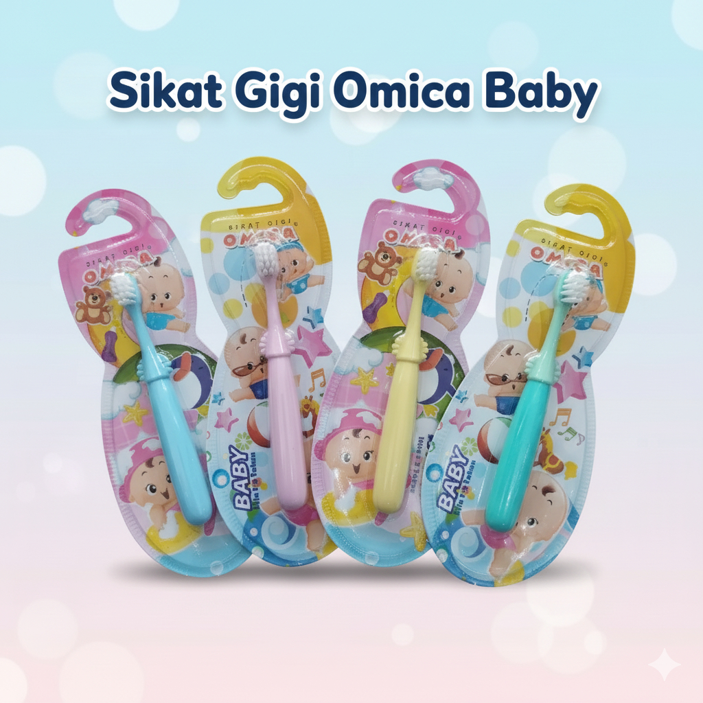 Omica Sikat Gigi Bayi Anak Baby Usia 1- 3 Tahun