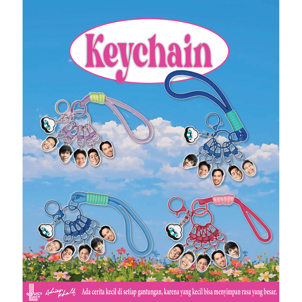 Official Merchandise Juicy Luicy & Adrian Khalif "Gantungan Kunci"