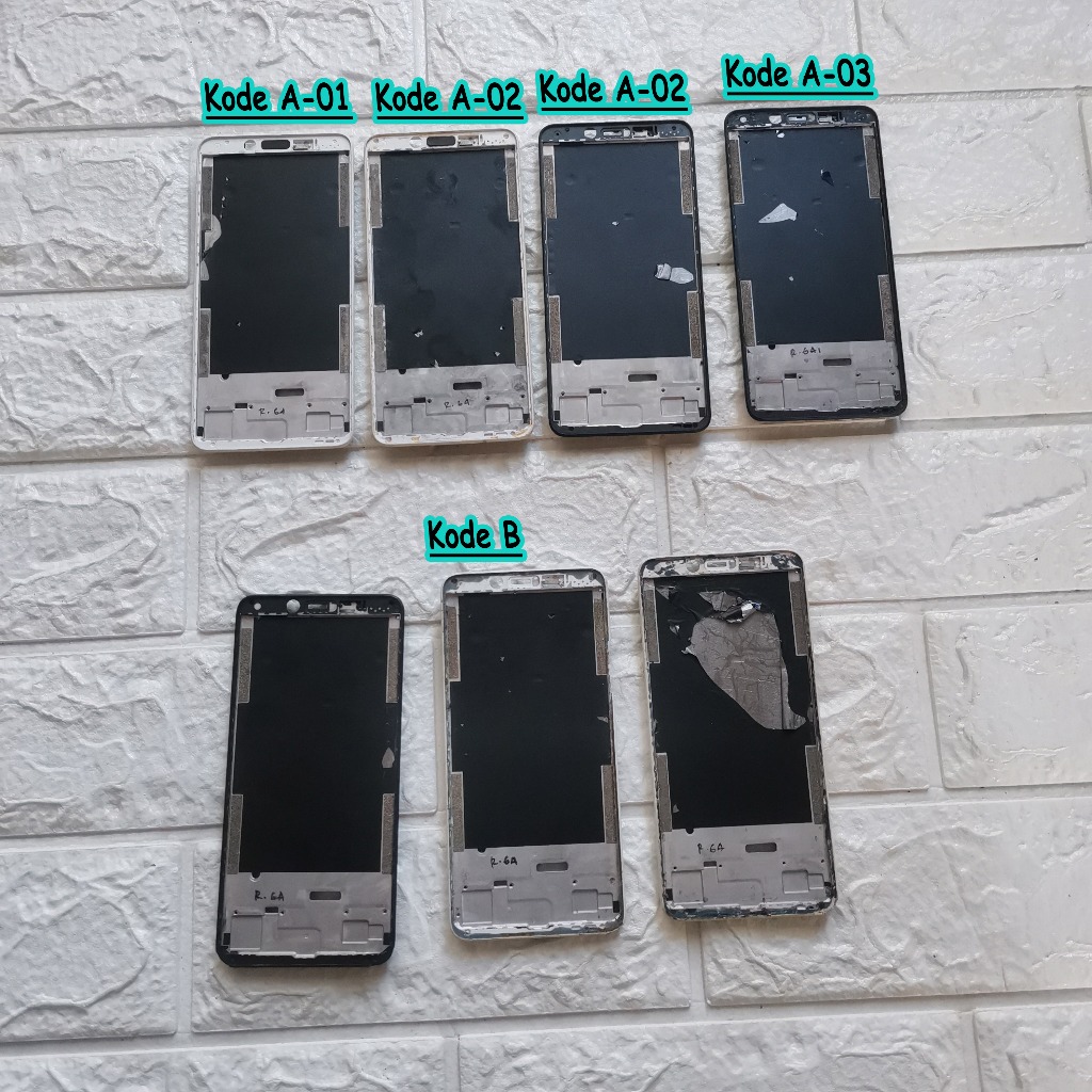 Frame Xiaomi Redmi 6A Tatakan LCD Original Copotan - Dudukan Layar HP | Abhira Store