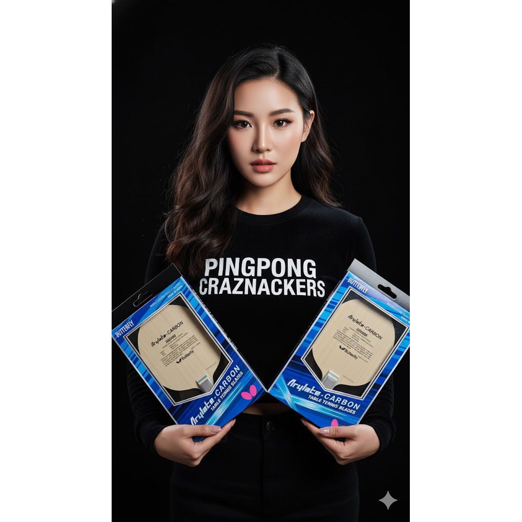 Kayu Bet Pingpong Butterfly Arylate Carbon VISCARIA Original