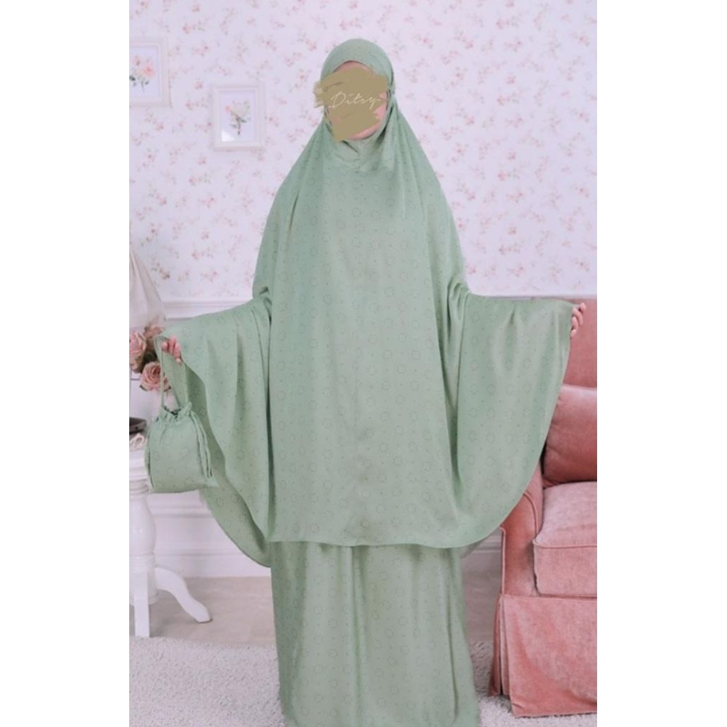 Ditsy • Prayer Set • Rameea Matcha • Allsize