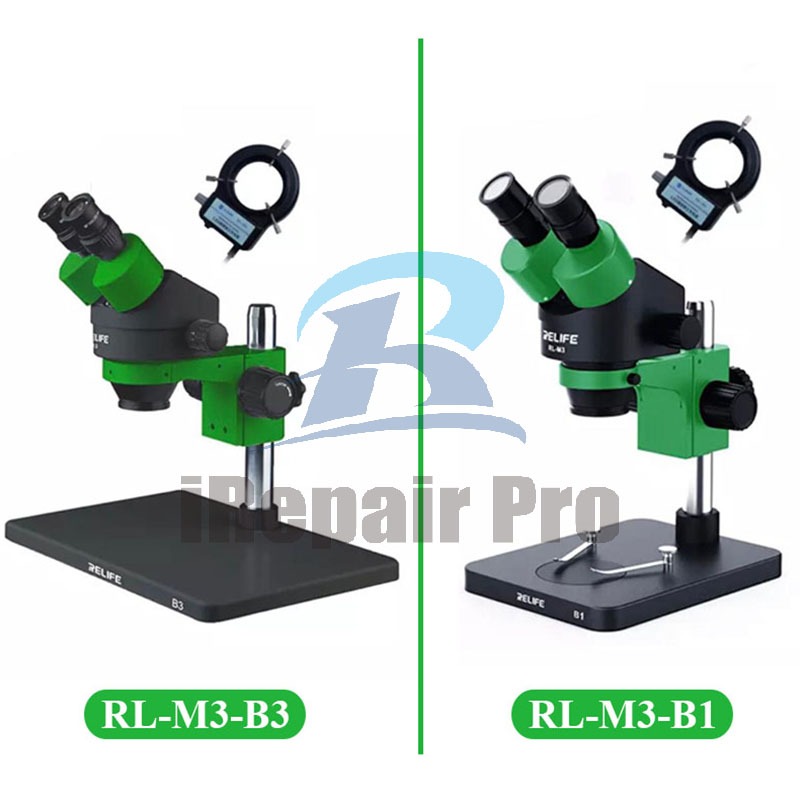 MICROSCOPE MIKROSKOP BINOCULAR RELIFE RL-M3 ZOOM STEREO + LED LAMP