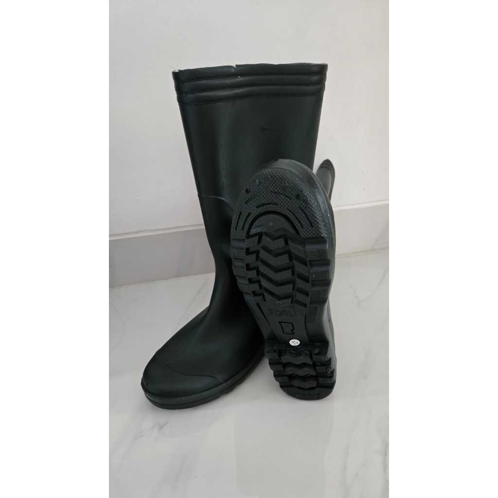 Sepatu Boot Forli Hitam / Sepatu Boot Sawah / Sepatu Boot Petani ORIGINAL FORLI 100%