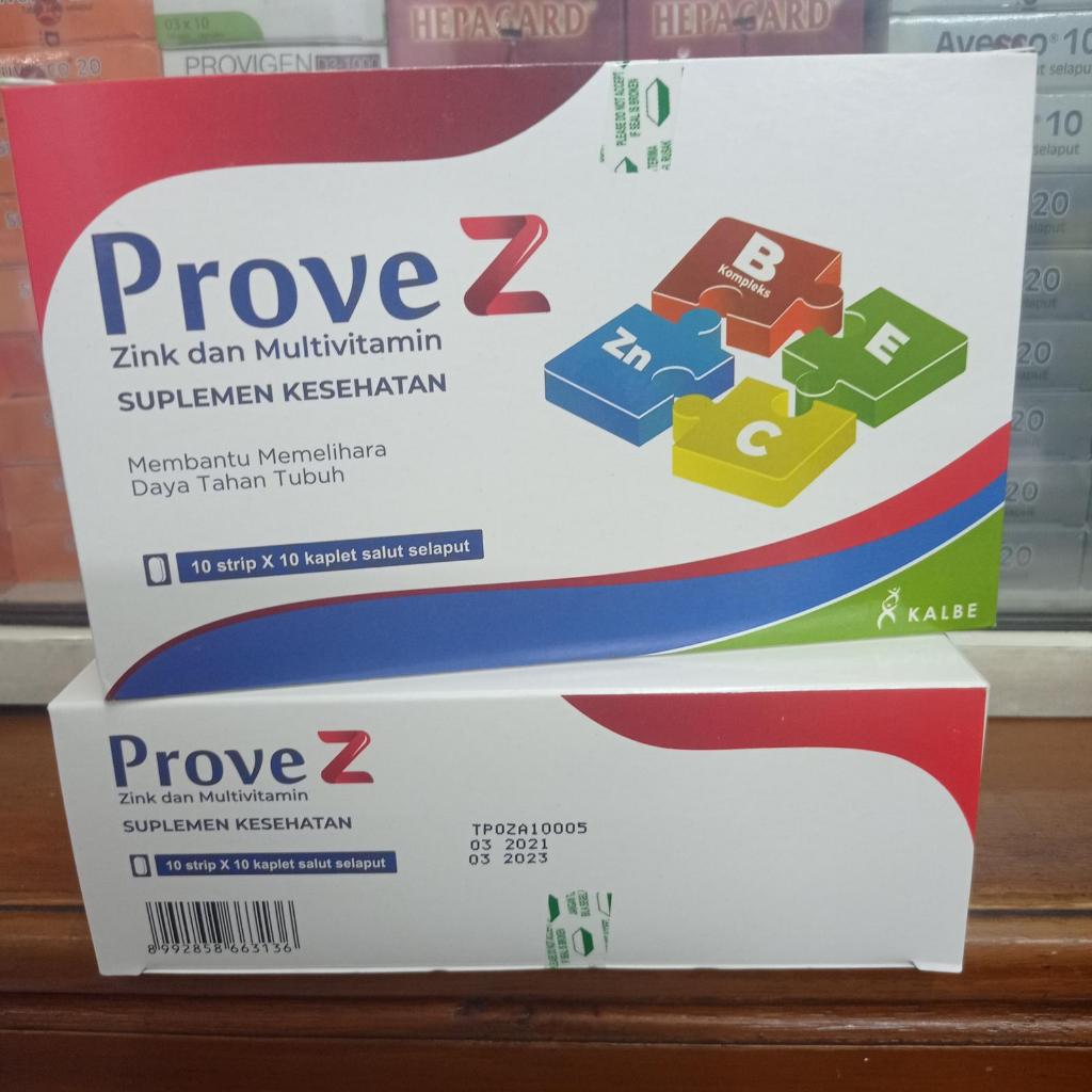 Prove Z zinc dan Multivitamin / ProveZ