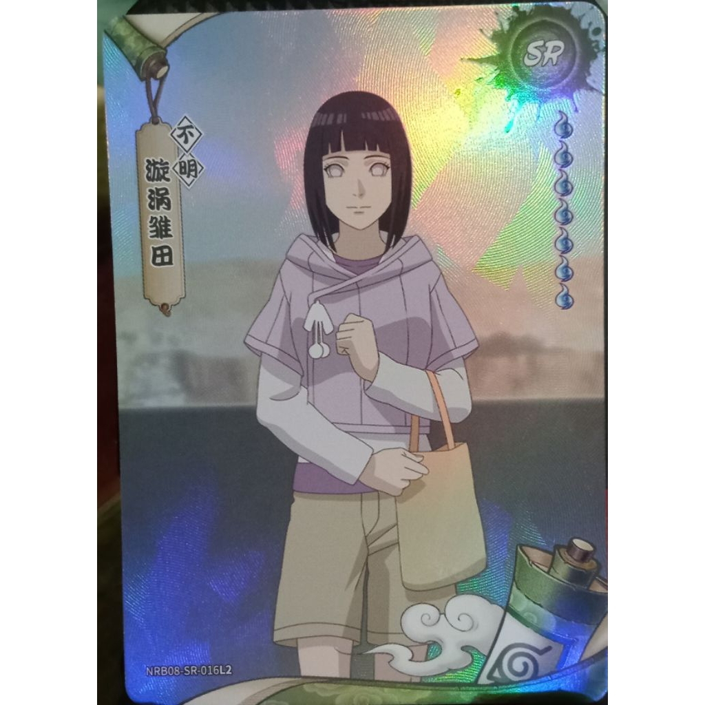 kartu kayou Naruto Hinata sr hologram
