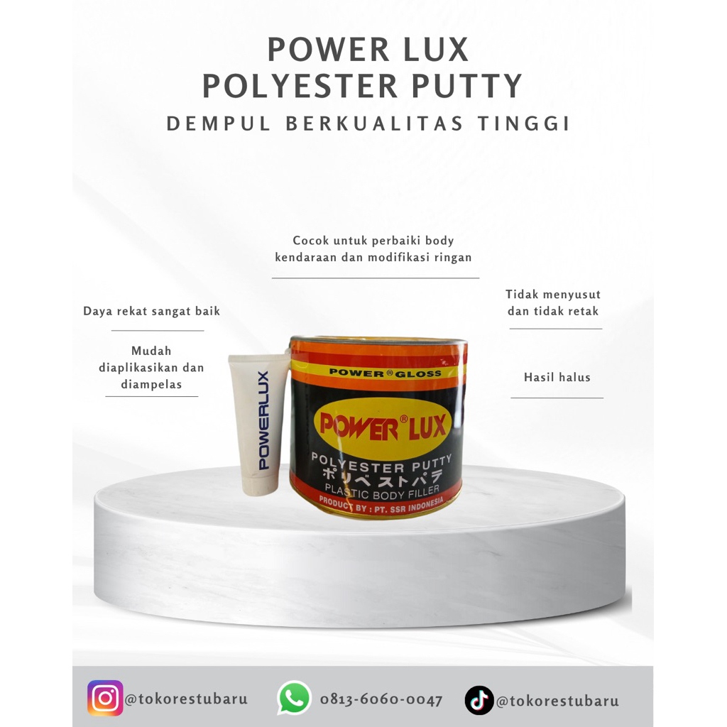 powerlux polyester putty