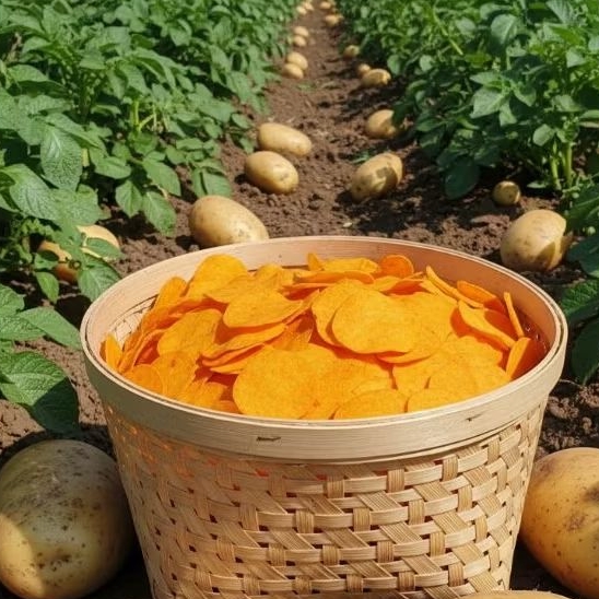 kerupuk sari kentang premium Balado mentah Oleh-oleh khas kota Batu malang