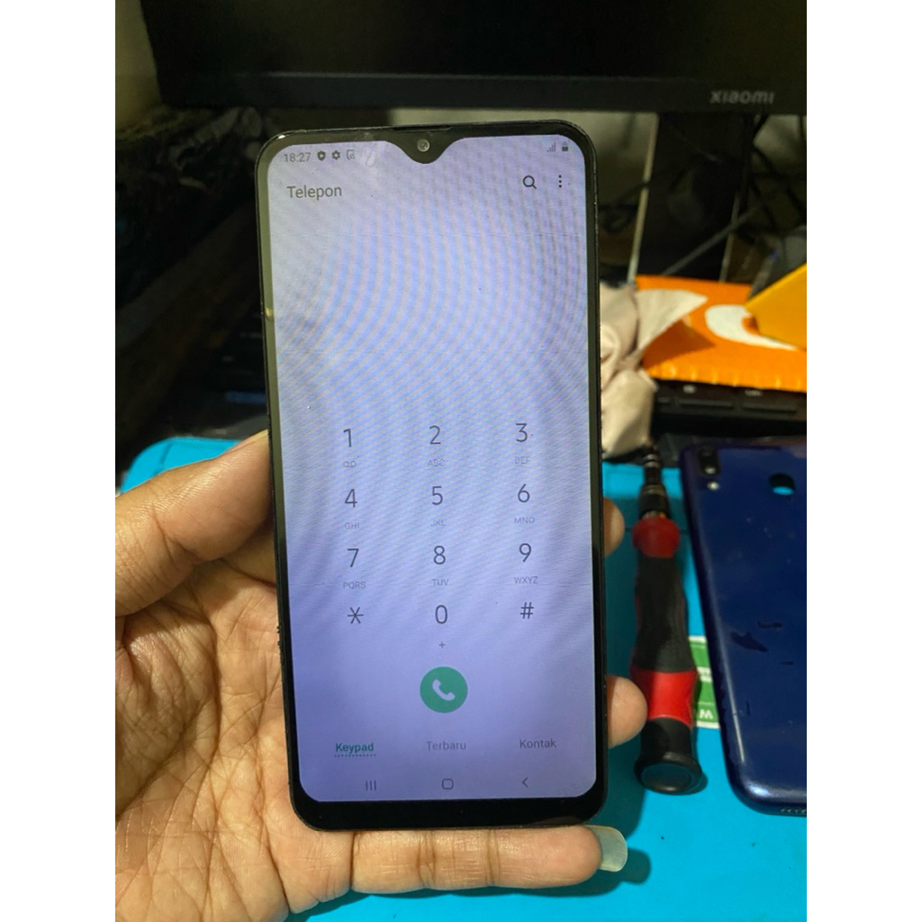 LCD SAMSUNG M20 original ori copotan