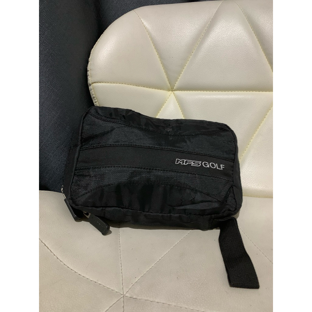 golf organizer pouch matrix mfs golf reverse poliester hitam preloved
