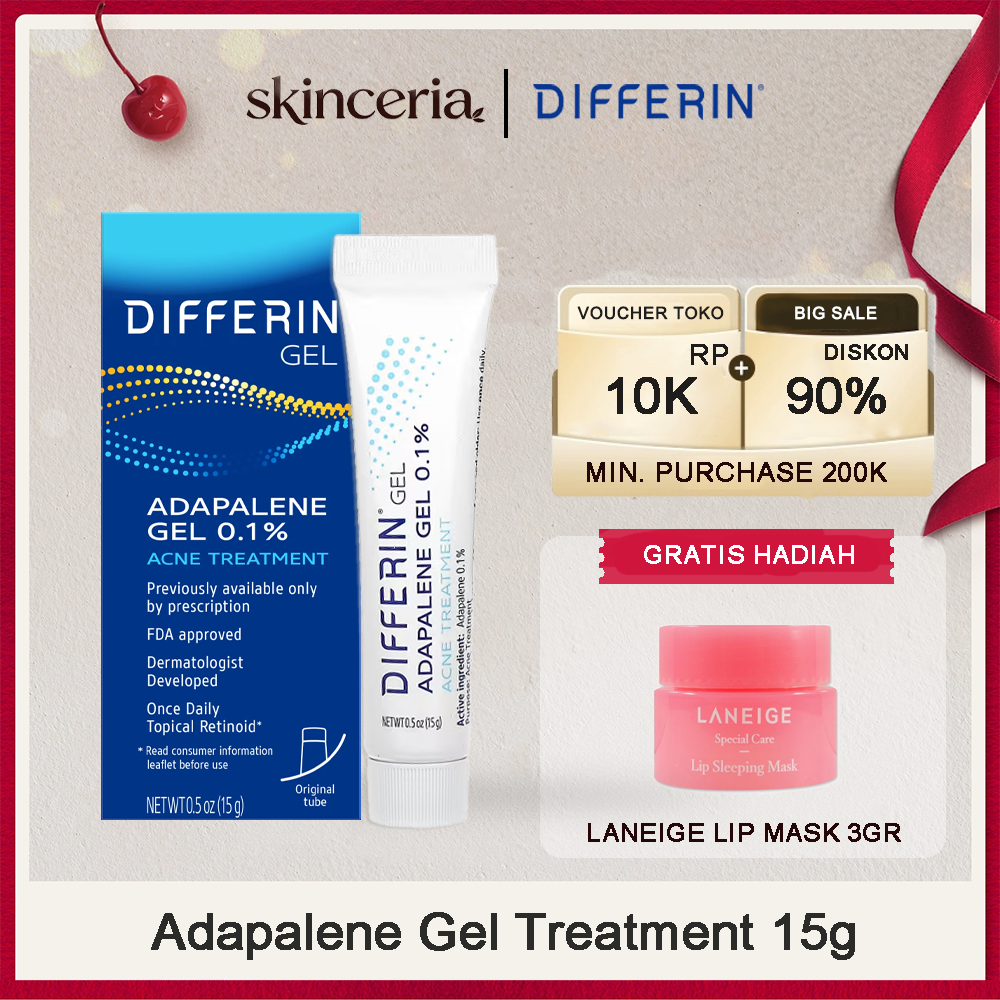 Differin 0.1% Adapalene Gel Treatment 15gr | Differin Acne Treatment Gel 15gr|Differin 0.1% Adapalen