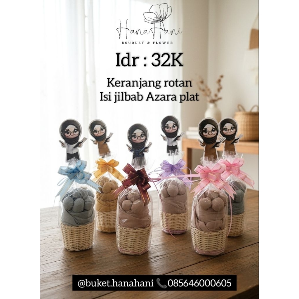 gift keranjang hijab kado hari guru kado hari ibu