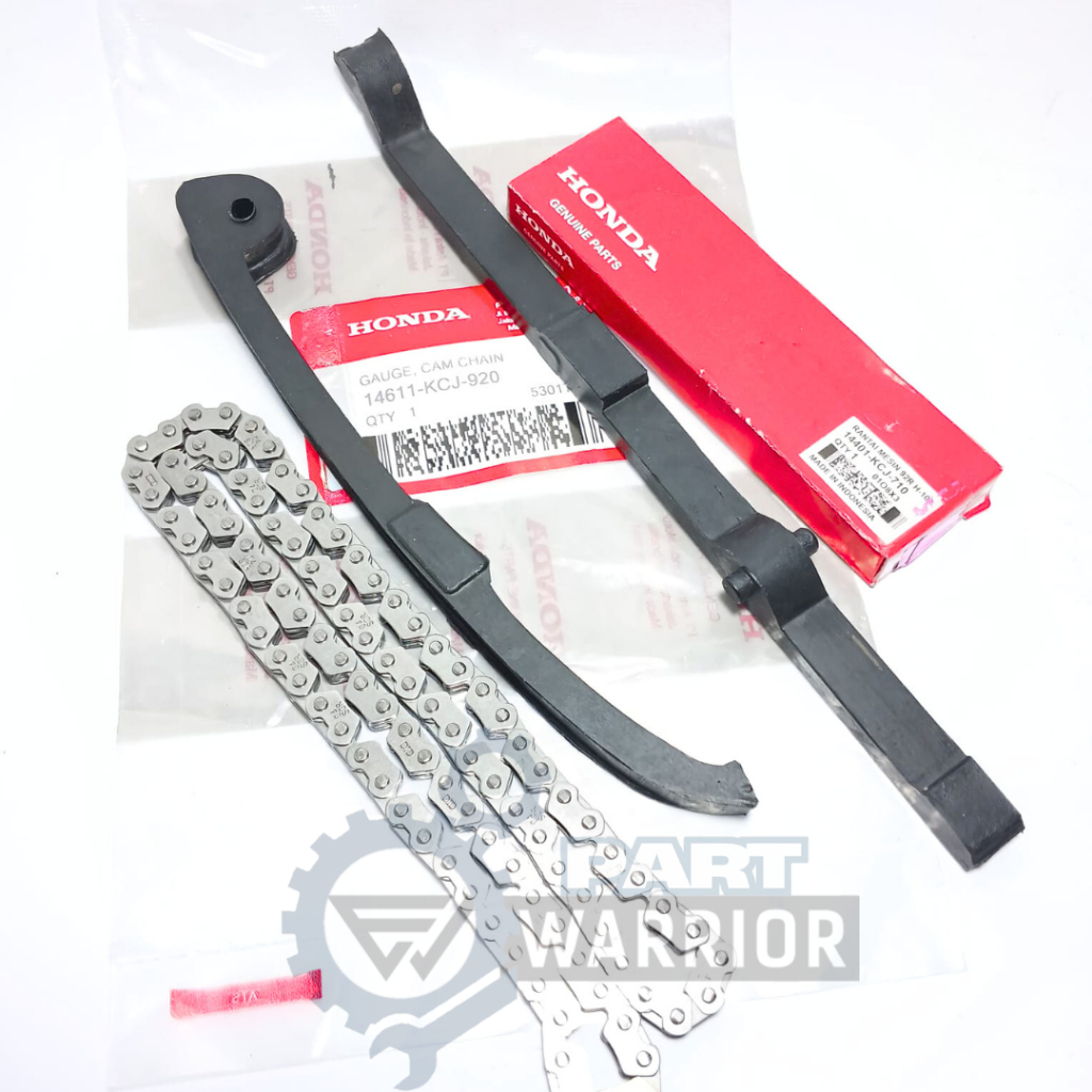 Rantai Keteng + Karet Tensioner Tiger Lama Tiger Revo Lidah Tensioner Kamprat Honda KCJ Tiger 2000