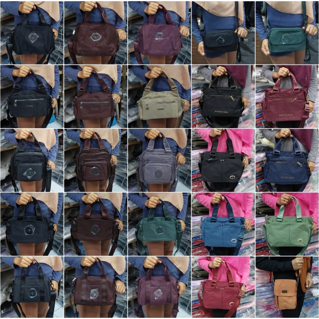 Tas selempang parasut wanita