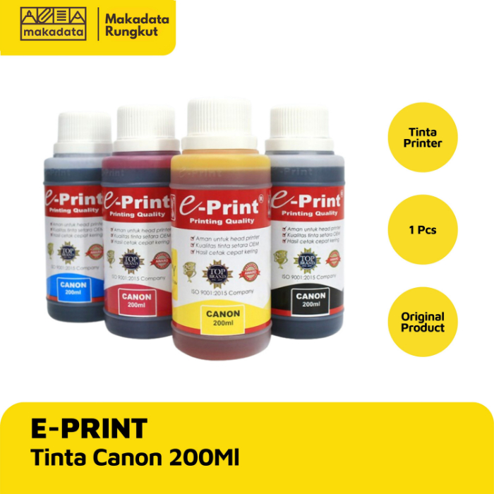 E-PRINT TINTA CANON 200ML / TINTA PRINTER CANON (1 PCS)
