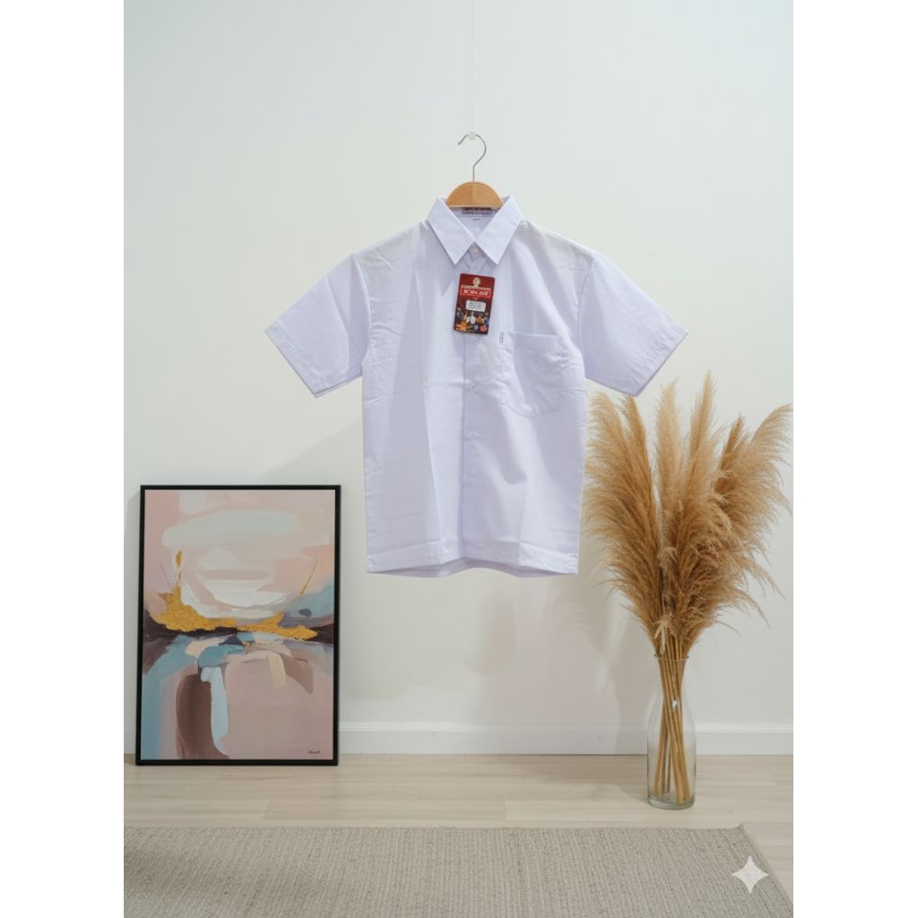 Seragam Putih Anak SD Lengan Pendek Merek Tiga Jaya