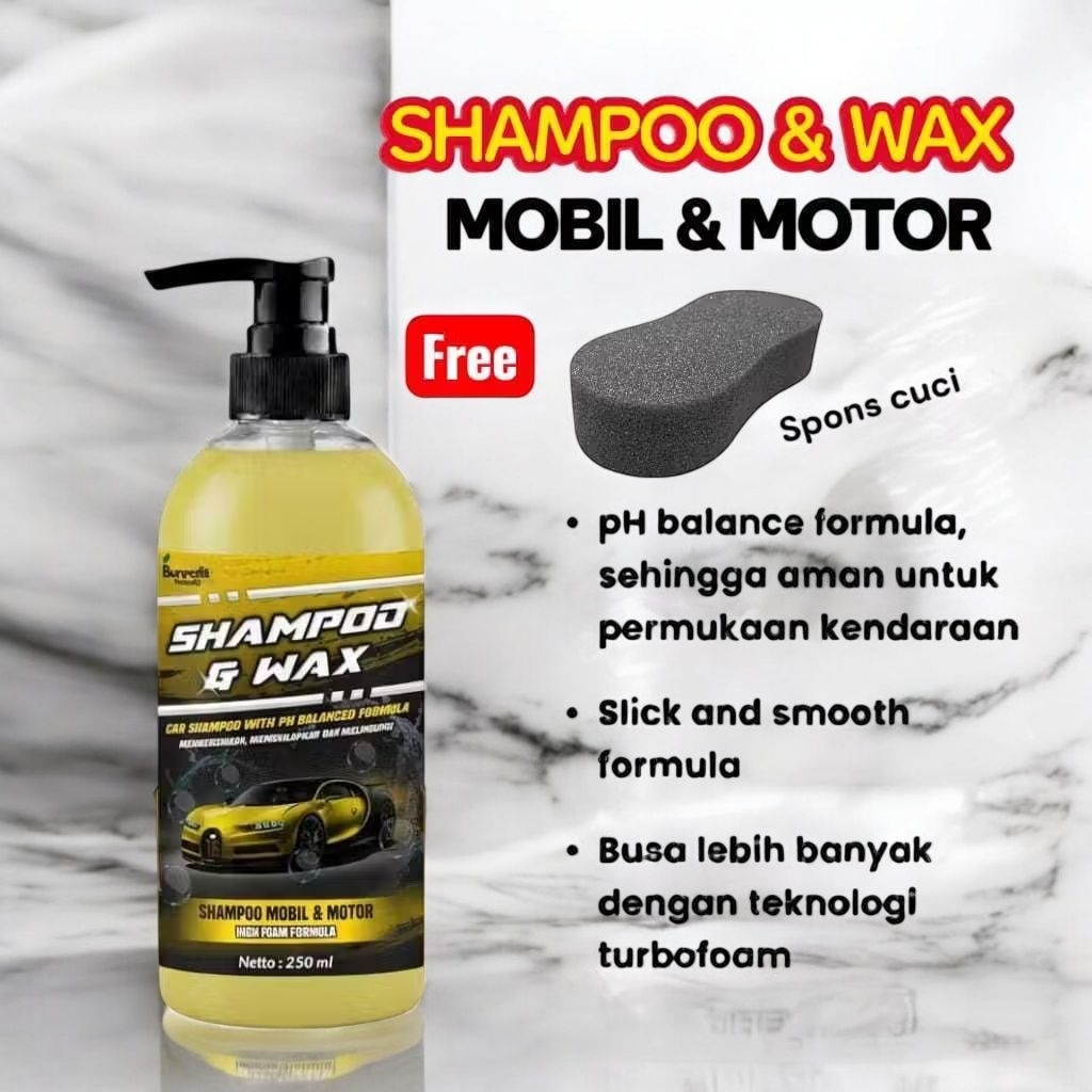Shampo mobil wash and wax