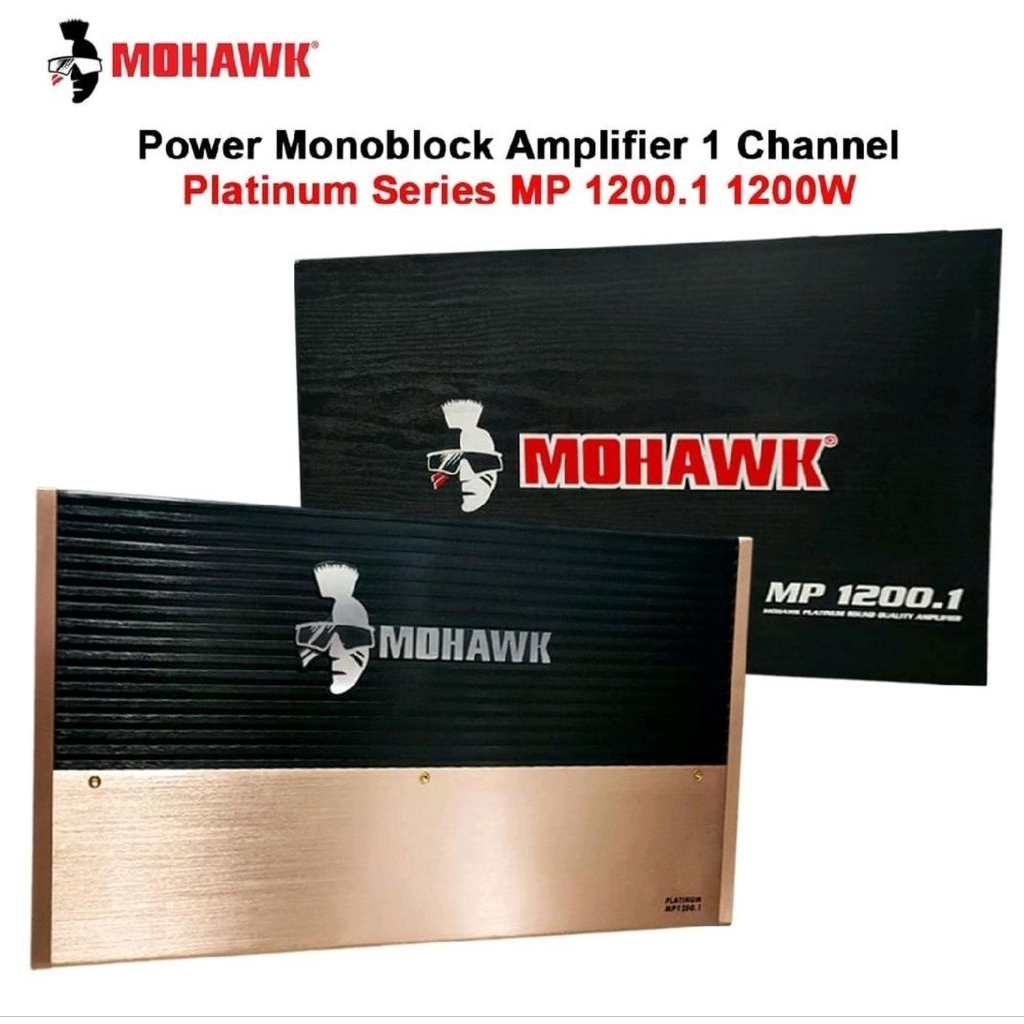 Power Monoblock Amplifier 1 Channel PlatinumSeriesMP 1200.1 MOHAWK