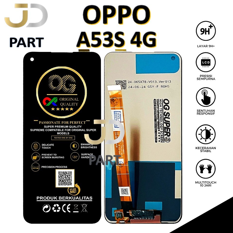 LCD TOUCHSCREEN OPPO A53S 4G ORIGINAL 100% FULLSET