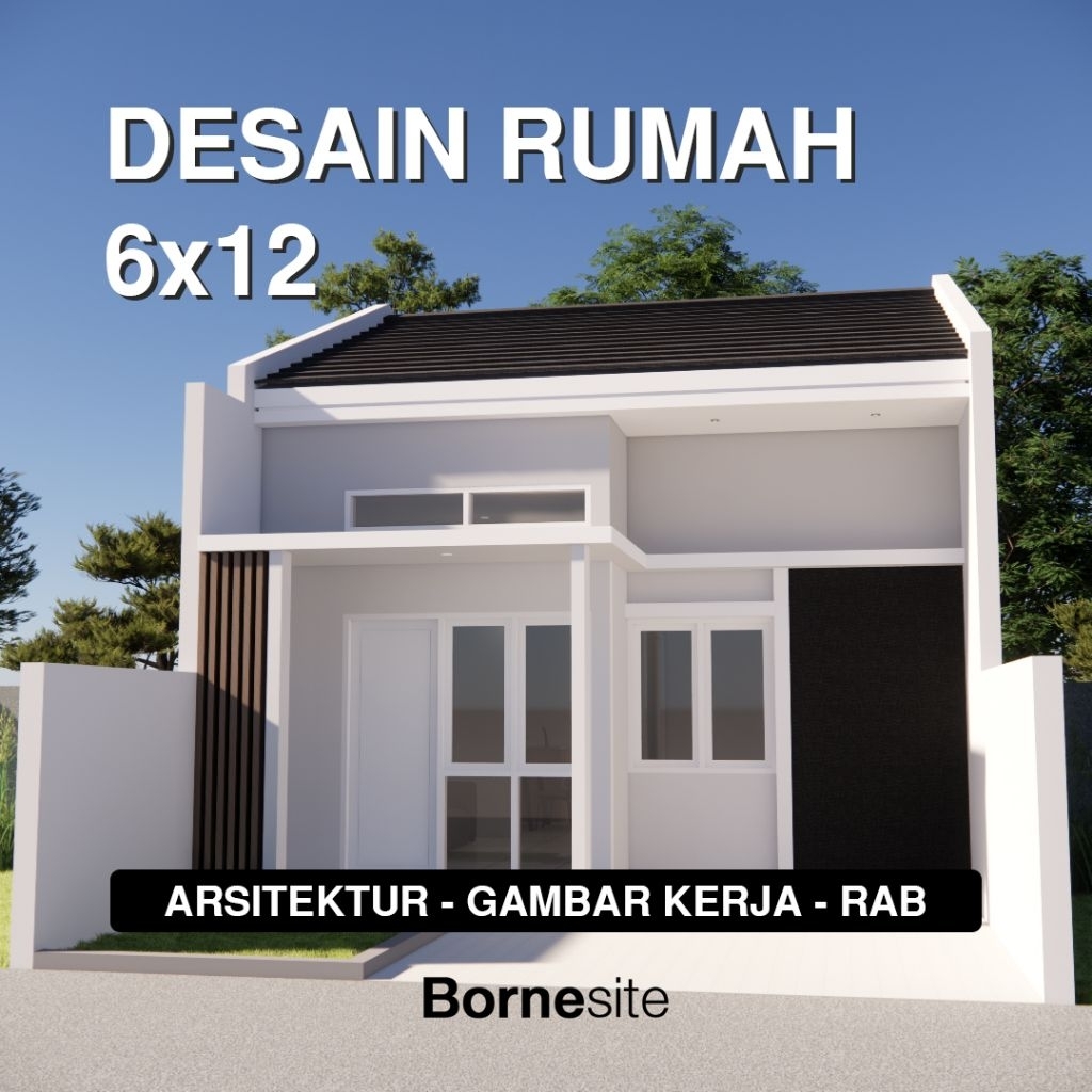 DESAIN RUMAH 6x12 - 001