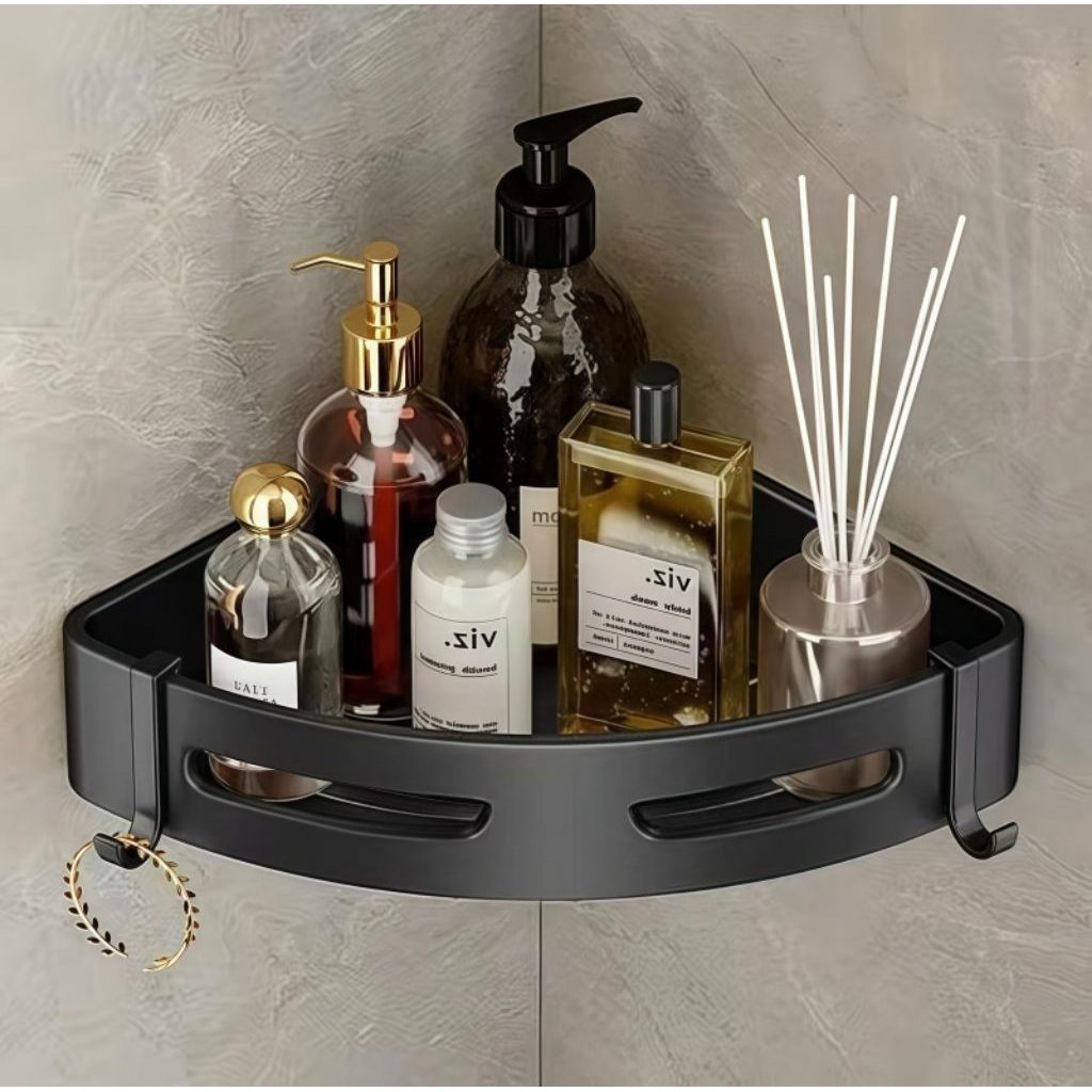 Rak Kamar Mandi besi Rak Sudut Dinding Tempat Sabun