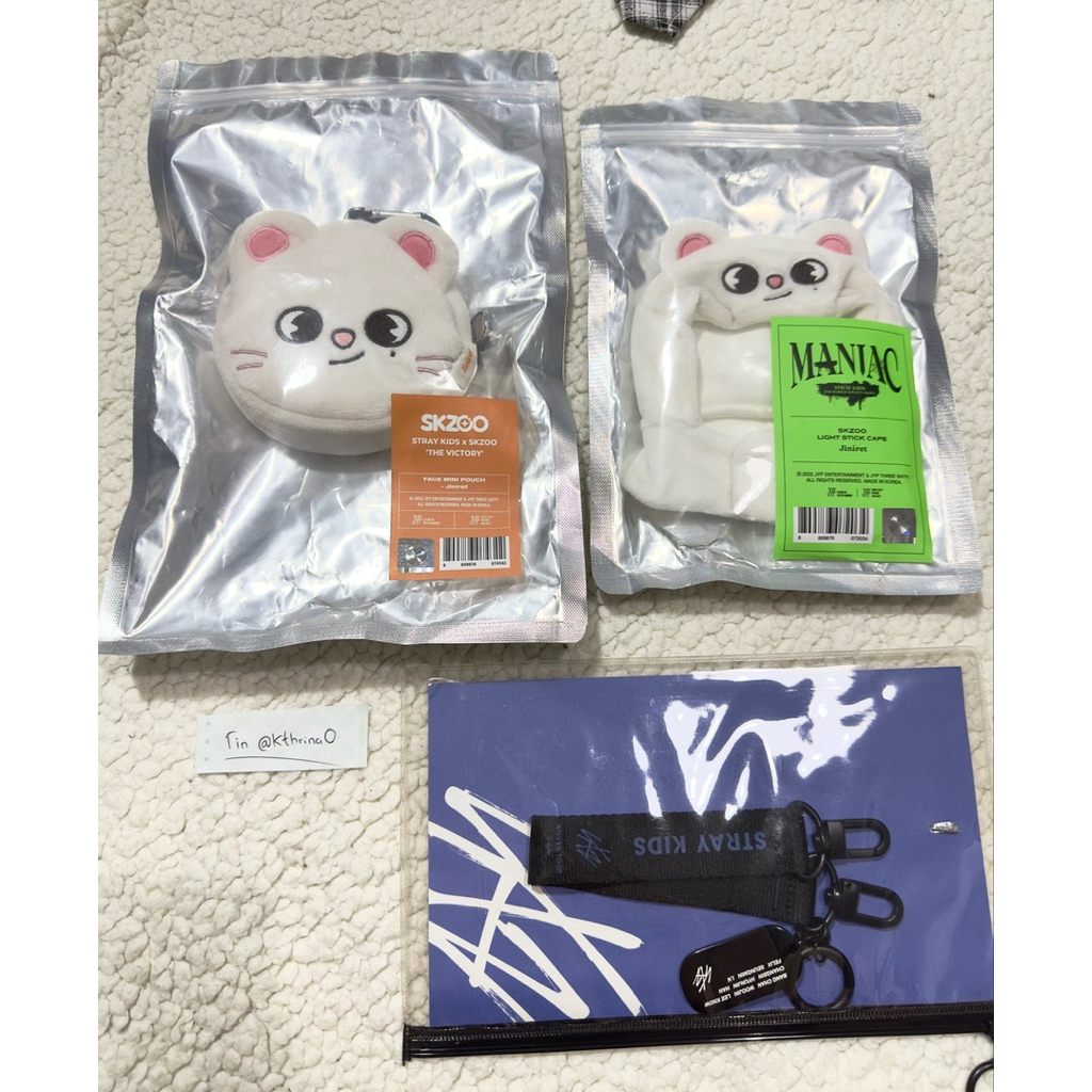 Pouch Cape Pc Photocard Ls Lightstick Lholder Notebook Keyring Keychain MD Merch Stray Kids Skz Skzo