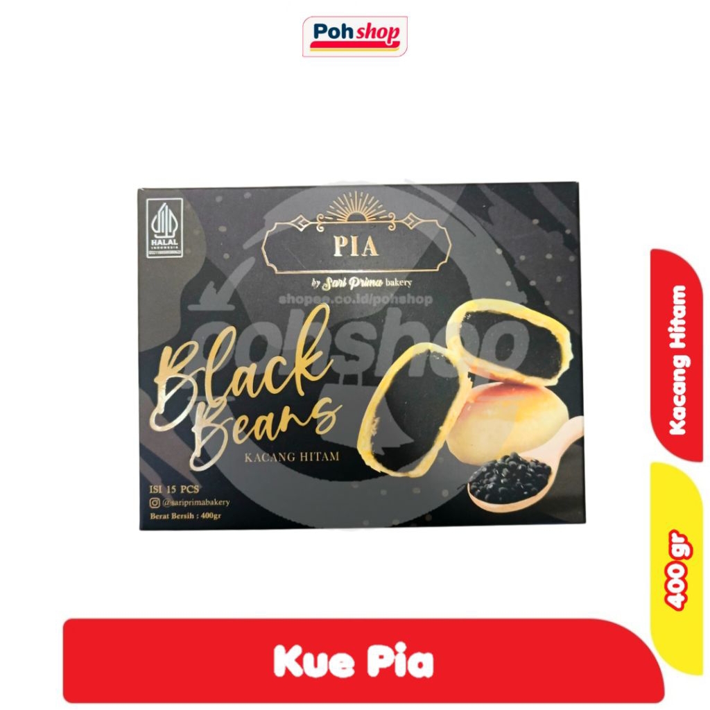Kue Pia Rasa Kacang Hitam by Sari Prima Bakery 400gr