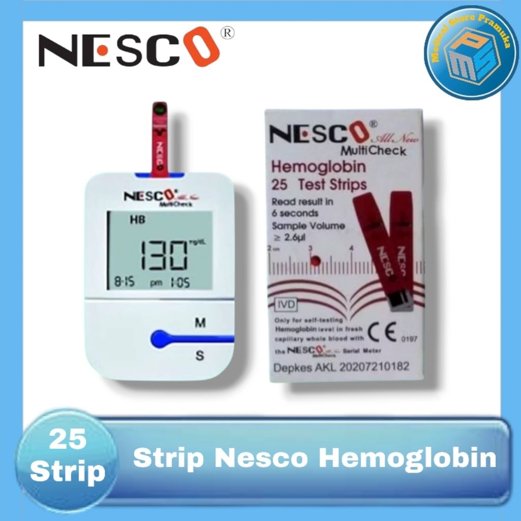 Strip Nesco Hemoglobin  Strip Nesco HB  Isi Ulang Nesco HB  Refill Nesco Hemoglobin