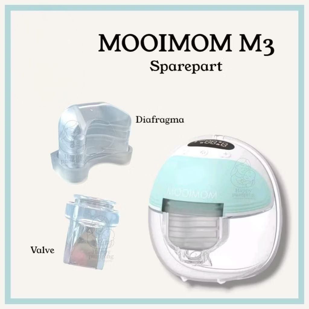 Mooimom M3 Sparepart / Sparepart Pompa Asi Mooimom M3 / Valve mooimom m3 / Diafragma Mooimom M3 / ka